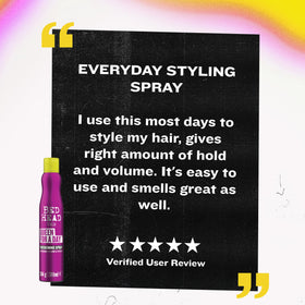 TIGI Bed Head Queen For A Day volumizing spray back view