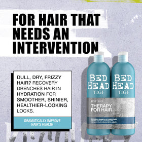 TIGI Bed Head Recovery Shampoo bottle close-up