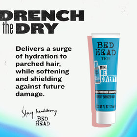 TIGI Recovery Shampoo Travel Mini 2.53 fl oz back view