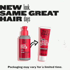 TIGI Resurrection Super Repair Shampoo Travel Mini in lifestyle setting