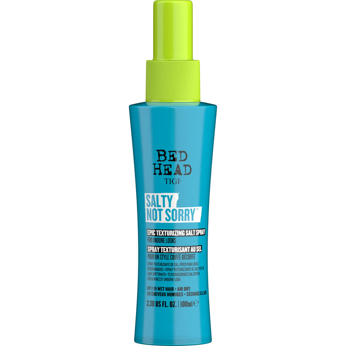 TIGI Salty Not Sorry Texturizing Salt Spray 3.38 fl oz front view
