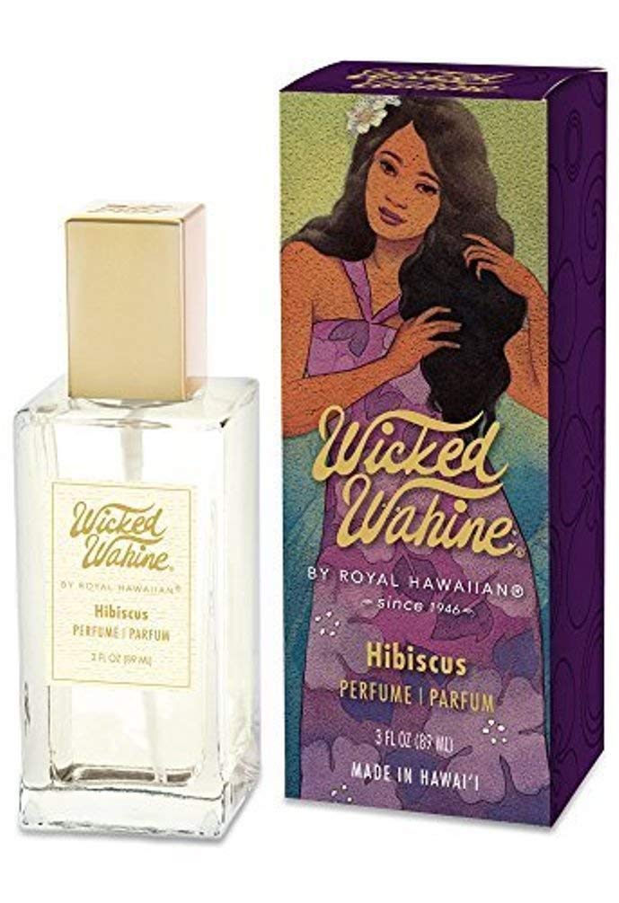 Tikimaster Wicked Wahine Hibiscus Perfume 3oz in elegant gift box