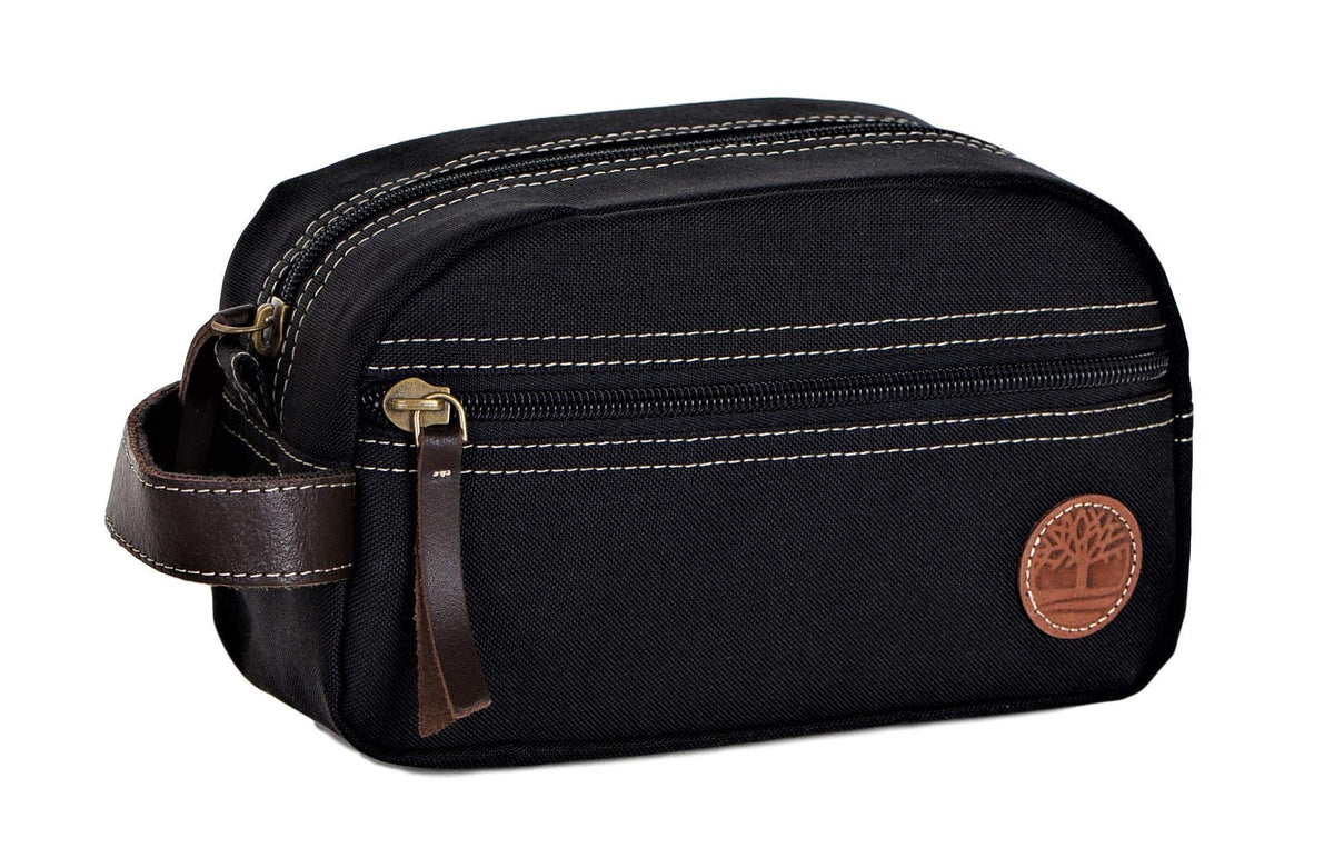 Timberland Men's Toiletry Bag in black, front view