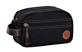 Timberland Men's Toiletry Bag in black, front view