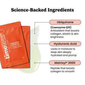 Timeless Coenzyme Q10 Antioxidant Serum packaging side view