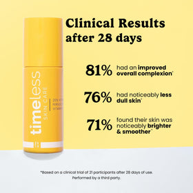 Timeless Skin Care Vitamin C Serum 1.7 oz side view
