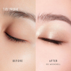 TIMEPHORIA Illumina Jelly Gel Eyeshadow Stick 001 Moonshell swatch on skin