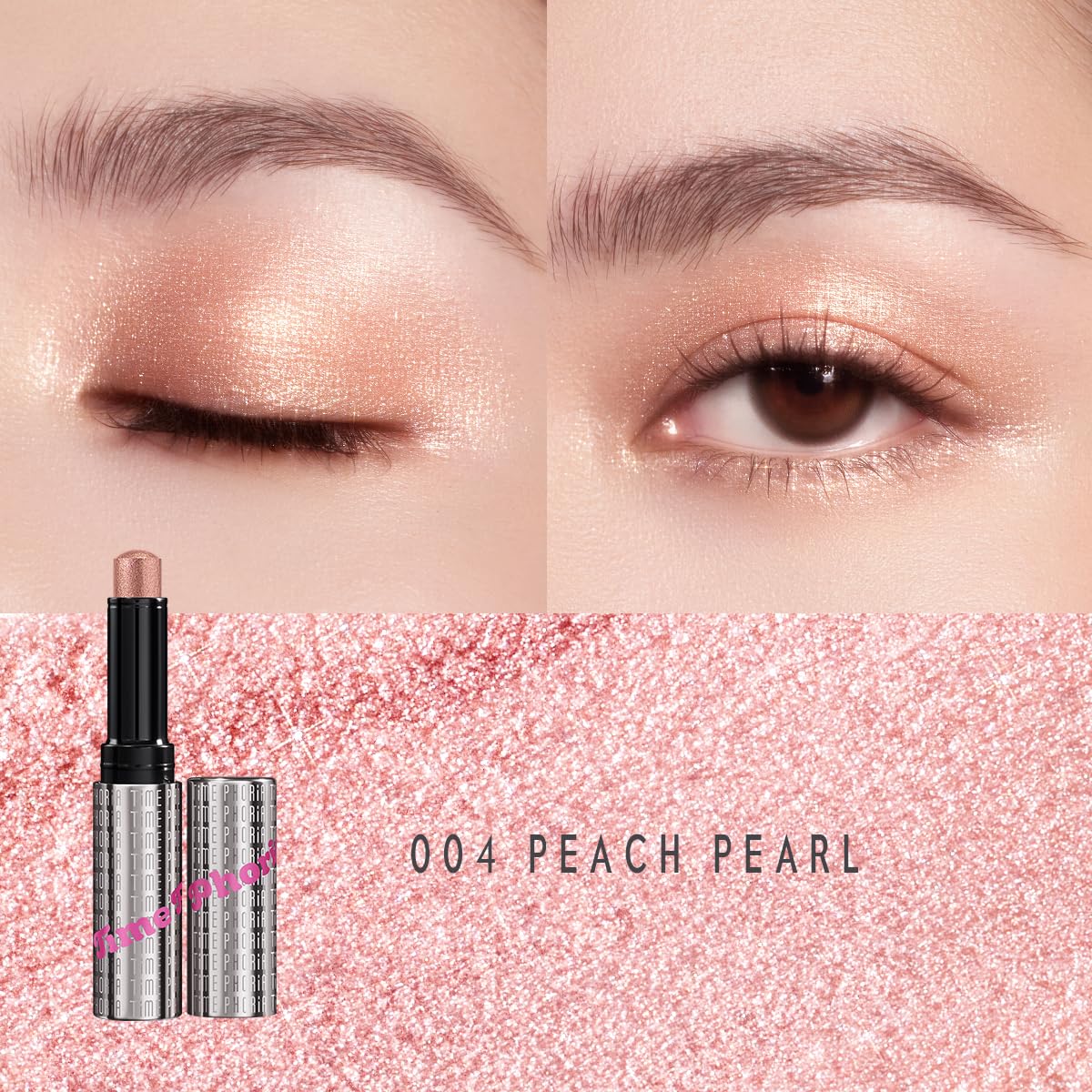 TIMEPHORIA Illumina Jelly Gel Eyeshadow Stick 004 Peach Pearl packaging