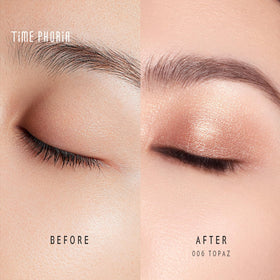 TIMEPHORIA Illumina Jelly Gel Eyeshadow Stick 006 Topaz Peach Coral swatch on skin