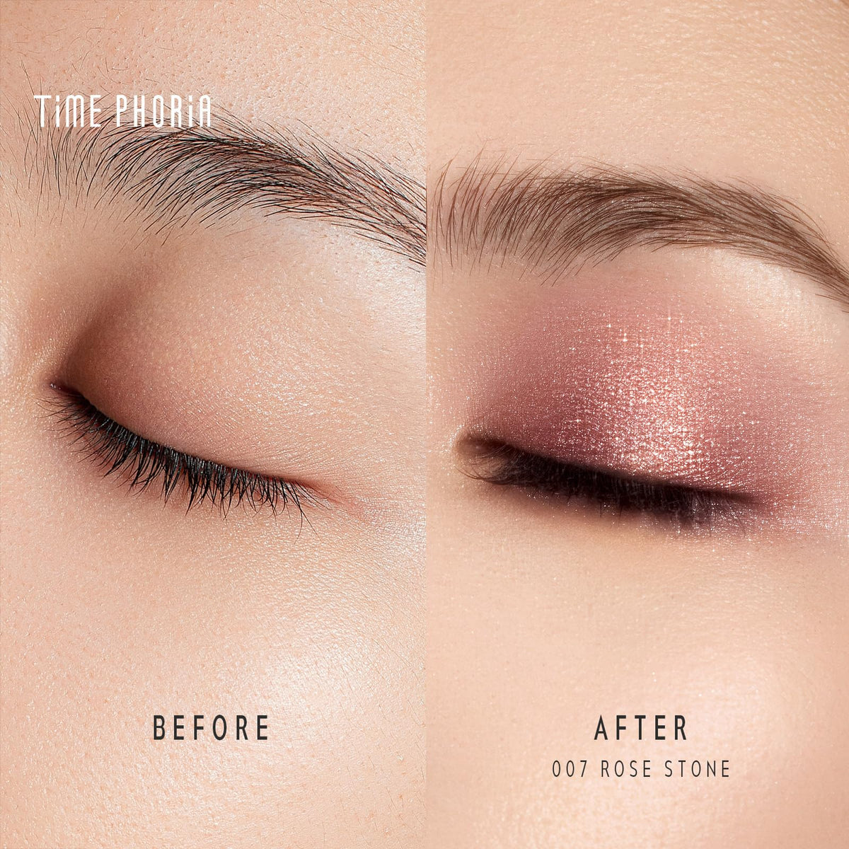 TIMEPHORIA Illumina Jelly Gel Eyeshadow Stick 007 Rose Stone swatch on skin