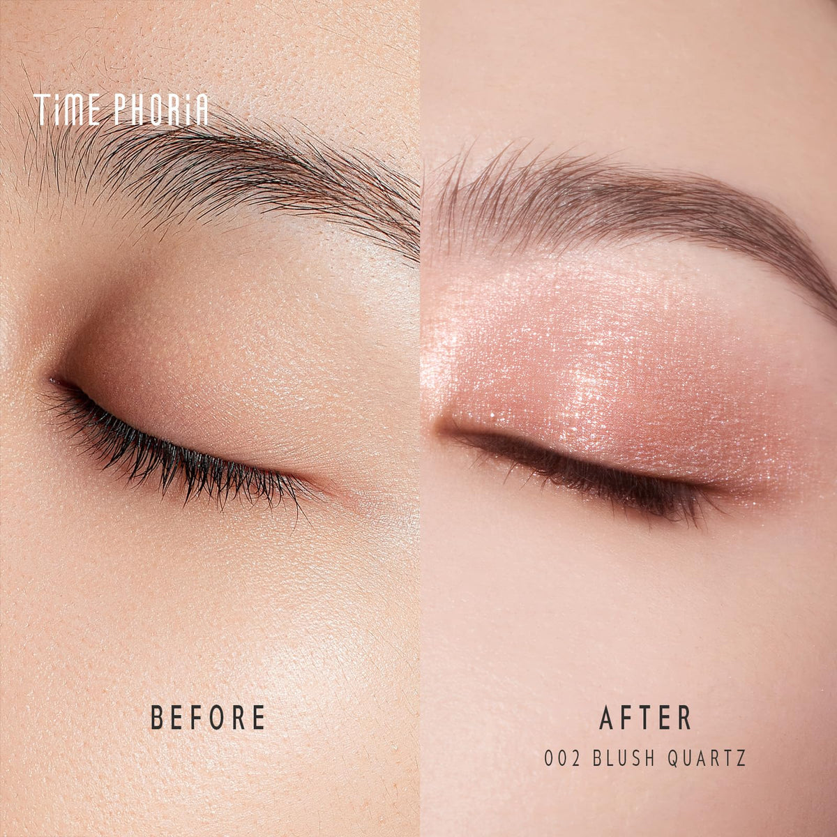 TIMEPHORIA Jelly Gel Eyeshadow Stick 002 Blus Quartz swatch on skin