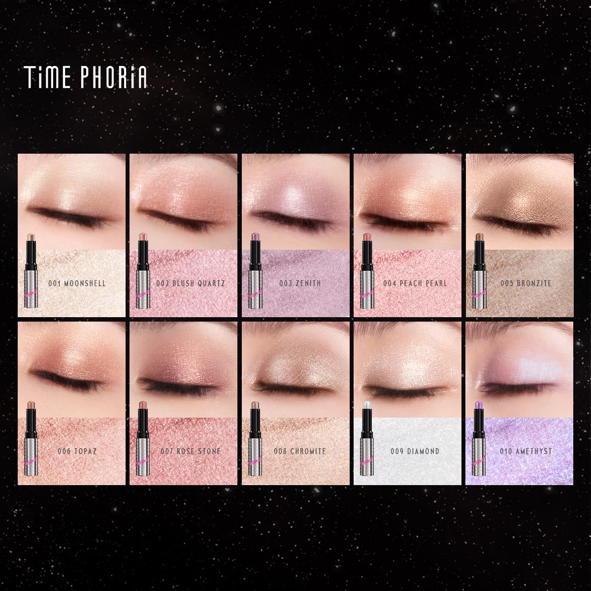 TIMEPHORIA Jelly Gel Eyeshadow Stick 005 Bronzite side view