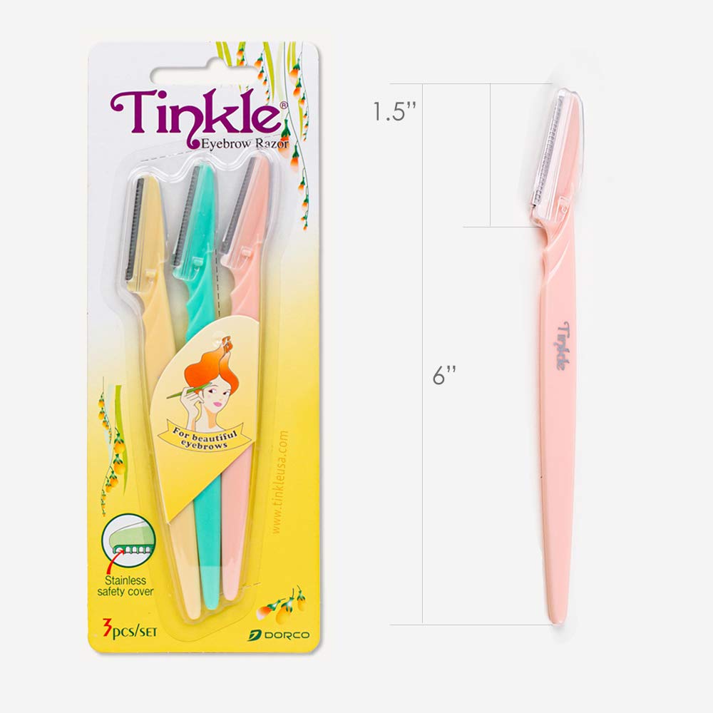 Tinkle Women's Shaver Razors with sharp blade close-up