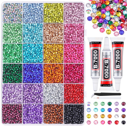 TINKRSTUFF 24000Pcs resin rhinestones box front view