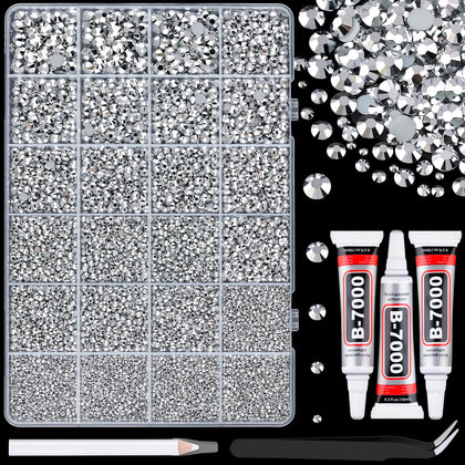 TINKRSTUFF 25000 pcs resin rhinestones box front view