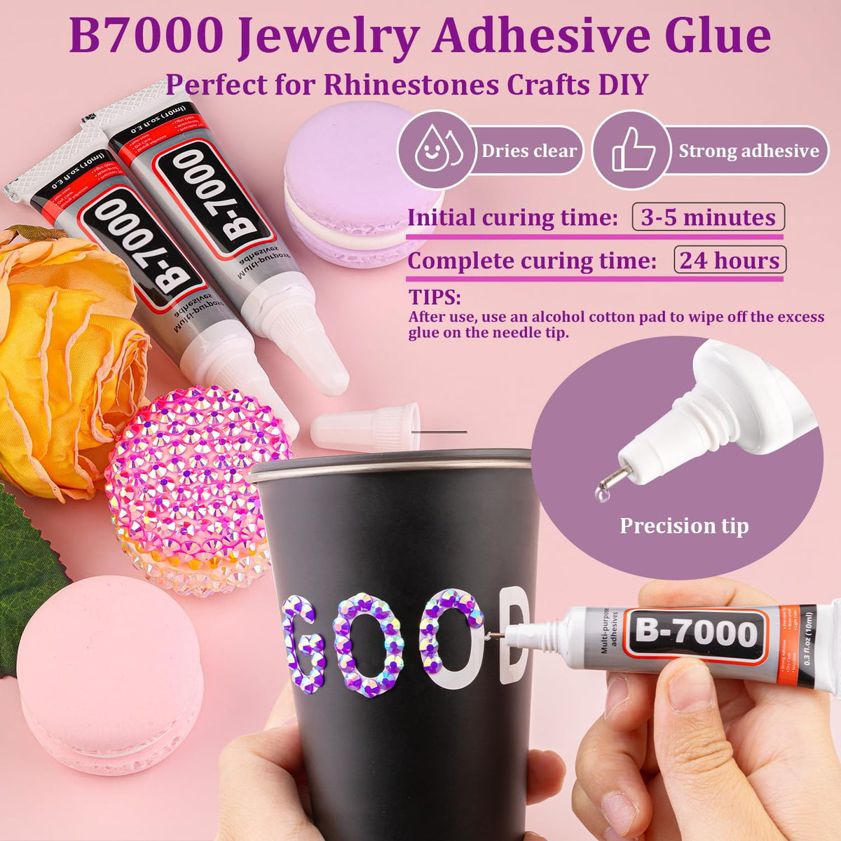 TINKRSTUFF B7000 glue with precision needle for application