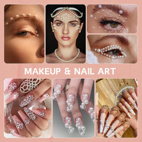 TINKRSTUFF decorative pearls and rhinestones box