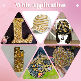 TINKRSTUFF Flatback Pearls in a variety of crafting projects