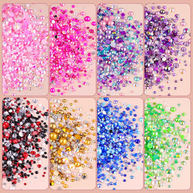 TINKRSTUFF pearls and rhinestones set for nail art