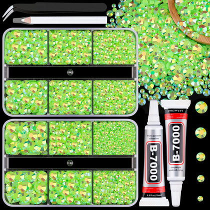 TINKRSTUFF Resin Jelly Rhinestones Box 1 with various sizes