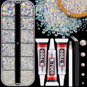 TINKRSTUFF Resin Jelly Rhinestones kit front view with various sizes