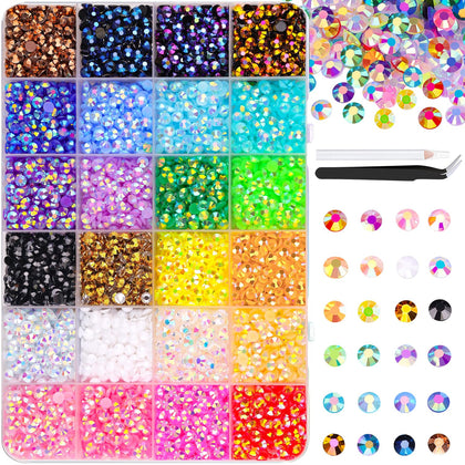 TINKRSTUFF resin jelly rhinestones mixed colours in box