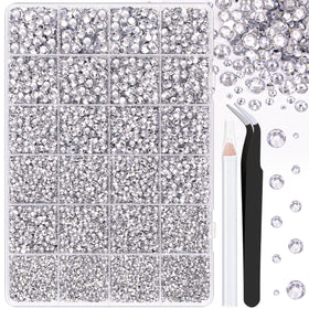TINKRSTUFF resin rhinestones box with 24 grids