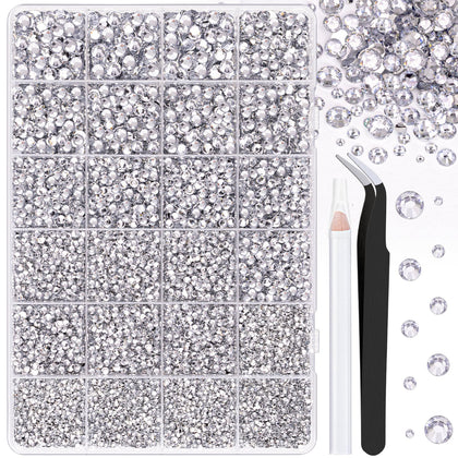 TINKRSTUFF resin rhinestones box with 24 grids