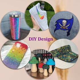 TINKRSTUFF rhinestones application tools including tweezer and pickup pen