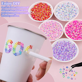 TINKRSTUFF rhinestones application tools including tweezers