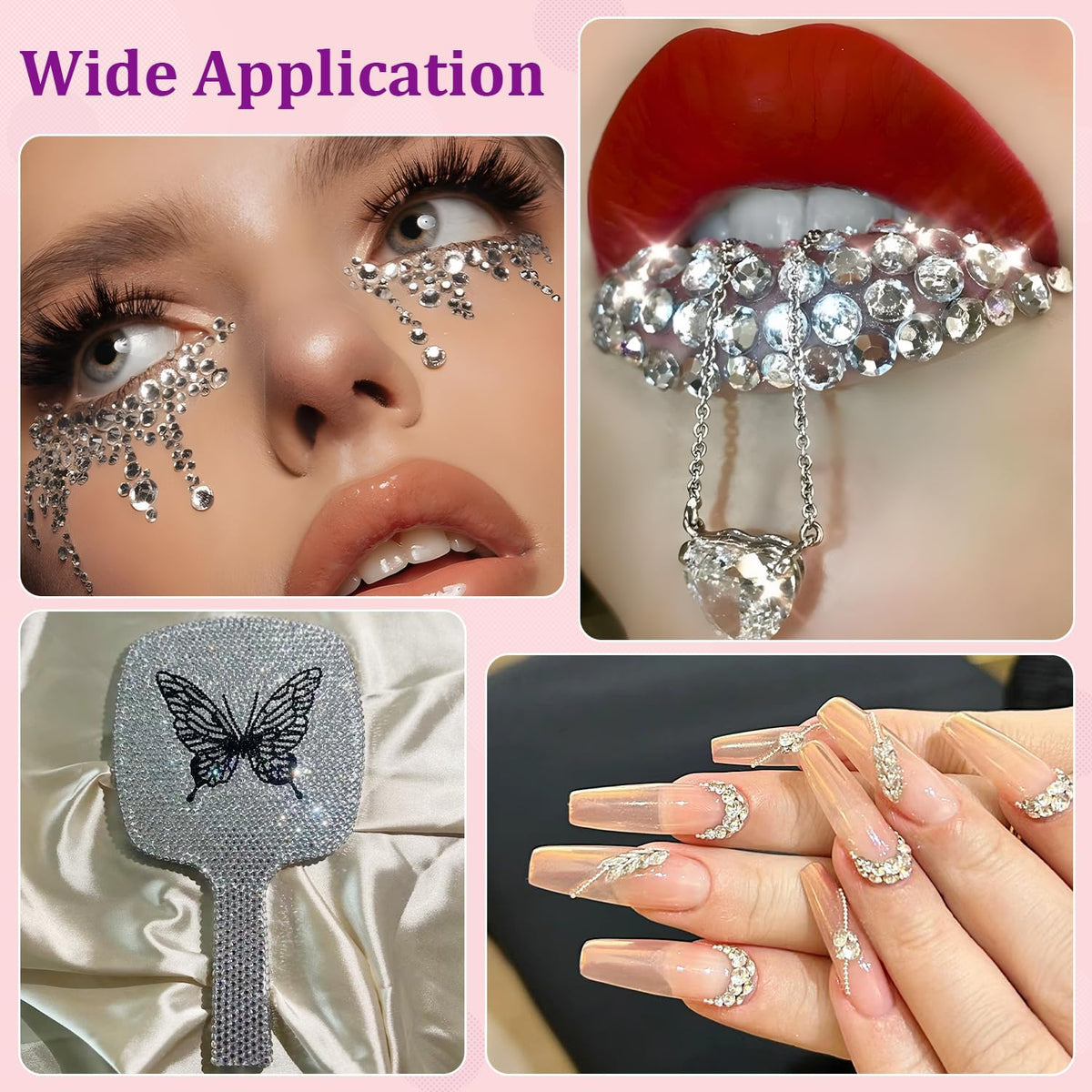 TINKRSTUFF rhinestones applied on shoes