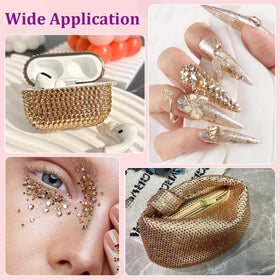 TINKRSTUFF rhinestones applied to a shoe