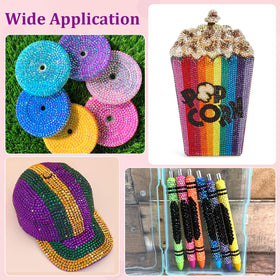 TINKRSTUFF rhinestones applied to shoes for decoration