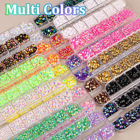 TINKRSTUFF rhinestones arranged in a craft project