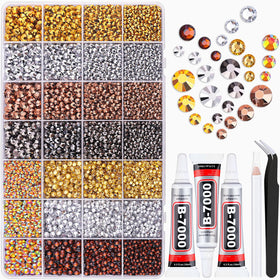 TINKRSTUFF rhinestones bedazzler kit front view with assorted colours