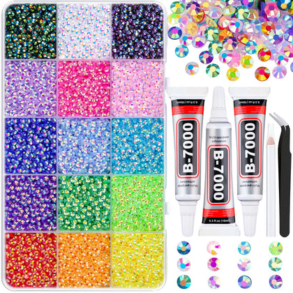 TINKRSTUFF Rhinestones Bedazzler Kit with 18000 multicolour gems