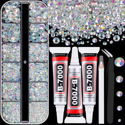 TINKRSTUFF Rhinestones Craft Kit front view with 12 grids