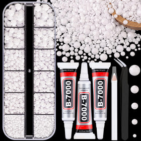 TINKRSTUFF rhinestones crafting kit with various sizes of flatback gems