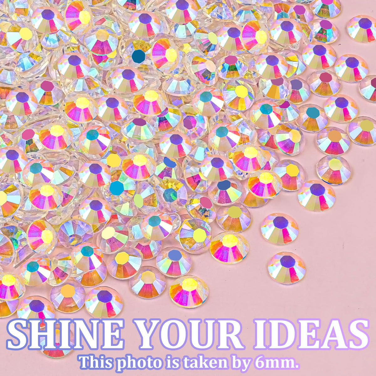 TINKRSTUFF rhinestones displayed with crafting materials