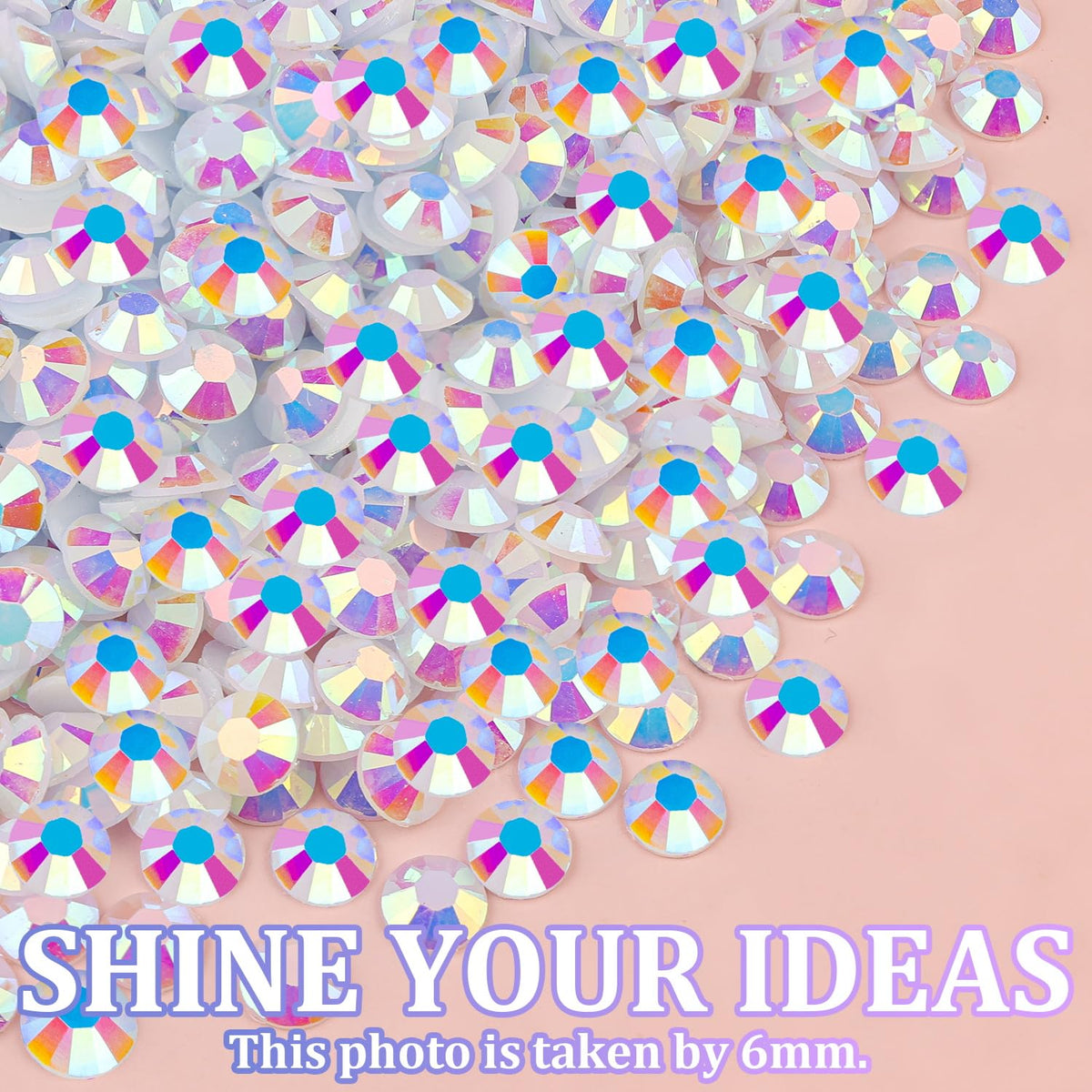 TINKRSTUFF rhinestones in a crafting setup with glue