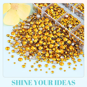 TINKRSTUFF rhinestones kit packaging with contents visible