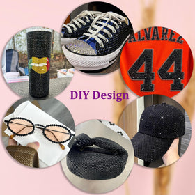 TINKRSTUFF rhinestones kit with a sparkling craft project