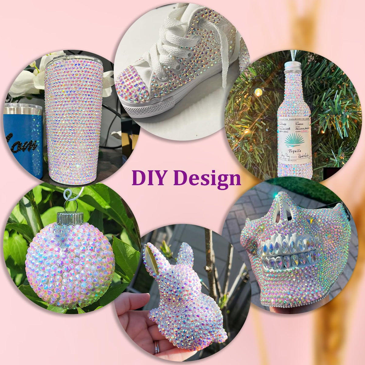 TINKRSTUFF rhinestones on a scrapbook page