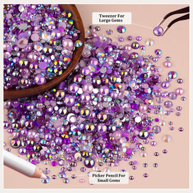 TINKRSTUFF rhinestones showing shiny AB surface