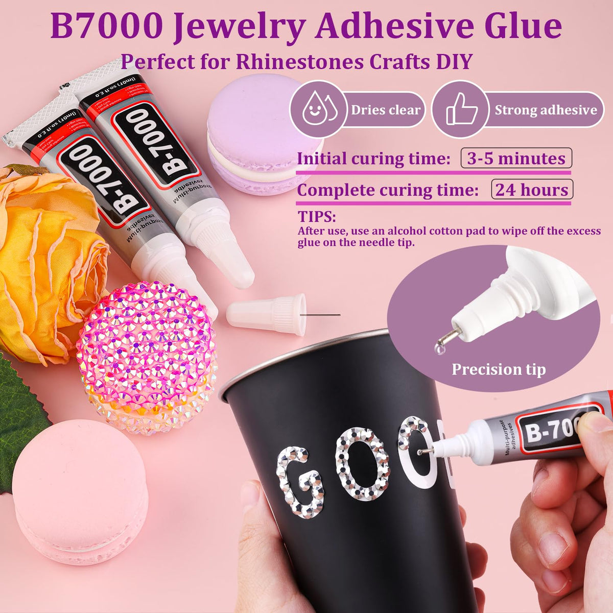 TINKRSTUFF rhinestones used in nail art design