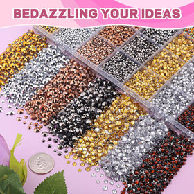 TINKRSTUFF rhinestones used on a pair of shoes