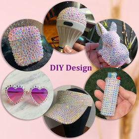TINKRSTUFF rhinestones used on a sparkling bracelet