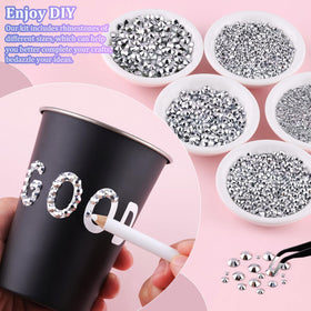 TINKRSTUFF rhinestones with tweezers and glue included