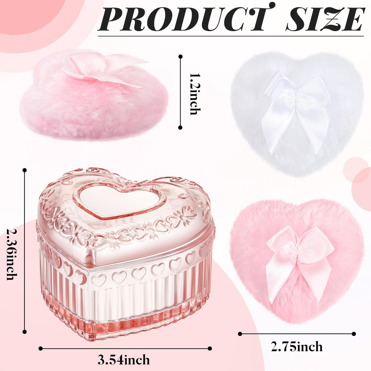 Tioncy pink dusting powder container front view