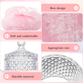 Tioncy powder puff set displayed on a vanity